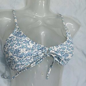 Floral 🤎Print Bikini Top