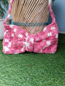 Chunky Knit Shoulder Bag