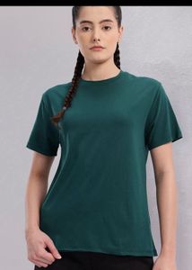 Direct Buy🌱- HRX Rapid Dry Teal Solid T-Shirt