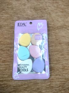 Jedal Professional Beauty Tools - 6pc Makeup Spong