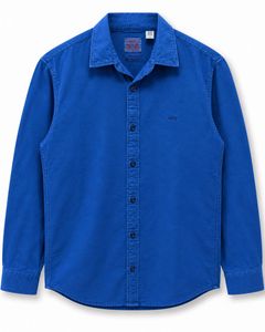 Levis Blue Button Down Cotton Shirt
