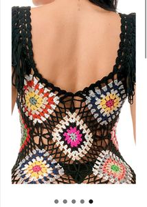 Boho Crochet Maxi Dress