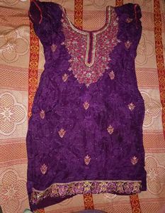Designer Purple Kurta