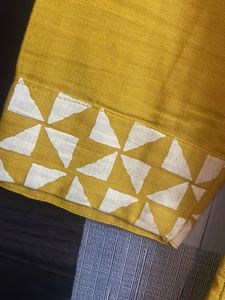 Mustard Printed Kurta