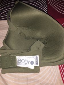 Soft Padded Green Bra