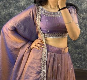 Designer Lavender Lehenga Choli