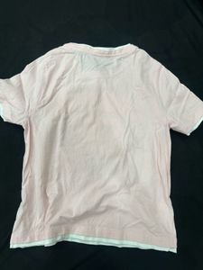 Pink "London 98" Graphic T-Shirt