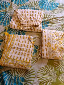 Floral Print Top free dupatta and afgani