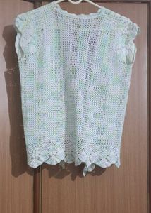 Crocheted Lace Vest