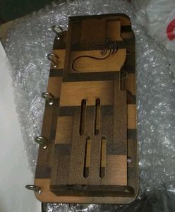 Ganeshji Wooden Key and Mail Holder