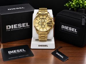Diesel Gold Chronograph Watch