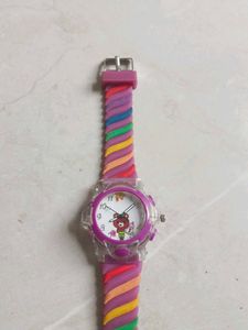 Kids Rainbow Striped Watch