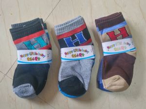Unisex Kids Socks 3 To 5 Years (3 Pairs)