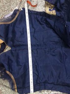 Royal Blue &amp; Gold Embroidered Dress