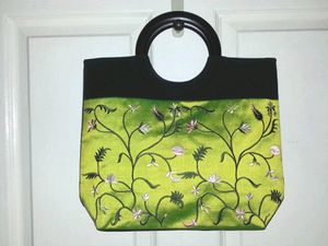 Embroidery Work Hand Bag Quality Purse Bags Overseas Brand