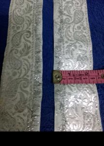 Pack Of 2 Saree Laces And Pistachio Shells