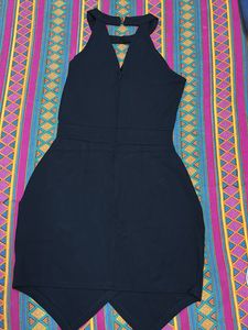 Chic Black Halter Neck Dress (Maddie Vibes)