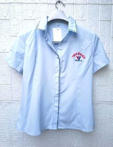New with tag Cute Light Blue Collared Shirt