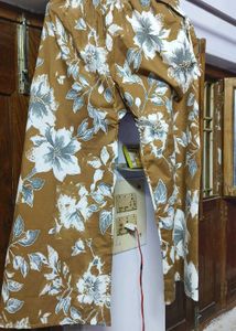 Stylish Floral Print Kurta