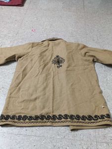 Embroidered Knit Jacket