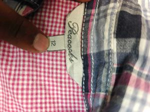 Cute Plaid Button-Up Shirt