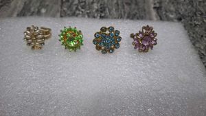 Set of 4 Statement Rings