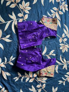 Vibrant Pink Saree with Stitched Blouse
