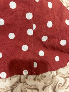 Chic Polka Dot Midi Skirt
