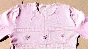 Cute Pink Long Sleeve Top