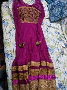 beautiful long anarkali suit