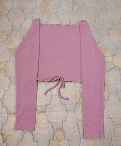 Pink Off-Shoulder Top