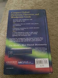 Compact Oxford Dictionary Thesaurus