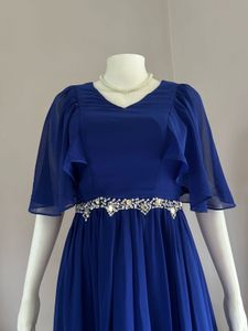 Royal Blue Embellished Gown