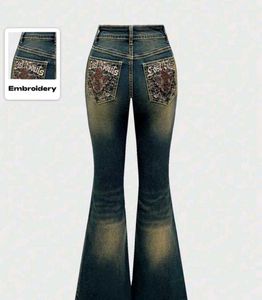 Flared Denim Jeans