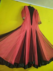 Dark Peach Full Lenght Anaarkali GOWN
