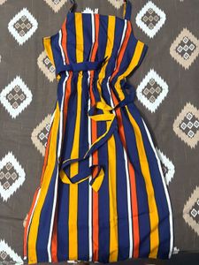 Striped Midi Dress