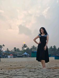 Elegant Black Sundress