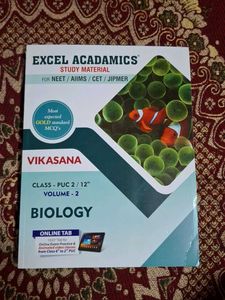 Excel Acadamics Biology Study Material