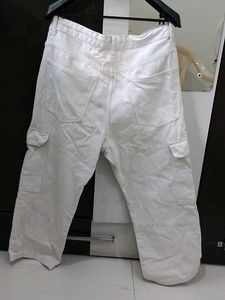 Beige offwhite Cargo Pants