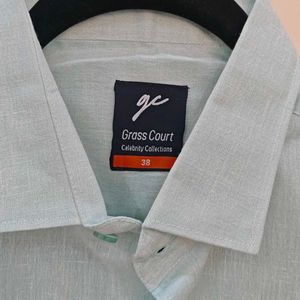 GrossCourt Premium Mint Green Formal Shirt