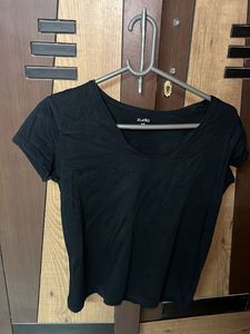 Classic Black V-Neck T-Shirt