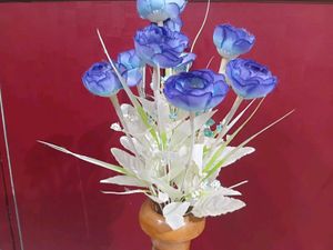 New Blue Artificial Flower Bouquet