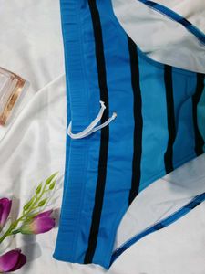 🇳🇿💫🎀Men's Blue Striped Swim Briefs