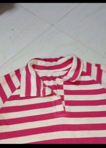 Chic Striped Cropped Long Sleeve Top