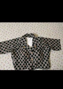 Stylish Printed Cotton Blouse