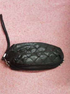 Chic Quilted Pouch with Wristlet