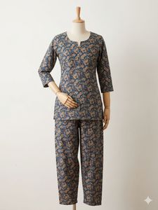 Cozy Floral Print Pajama Set