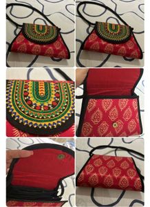 Embroidered Clutch Purse