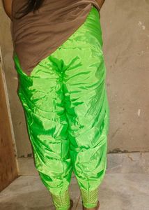 Vibrant Green Silk Suit