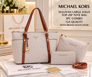 Michael Kors 3pc Tote Bag Combo